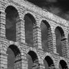 Black And White Roman Aqueduct Paint By Numbers