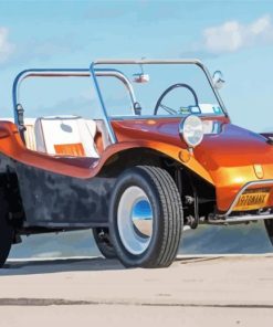 Brown Beach Buggy Paint By Number