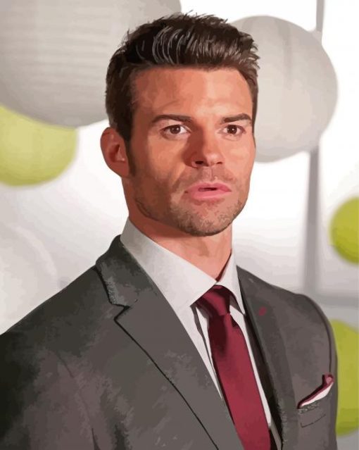 Canadian Actor Daniel Gillies Paint By Number