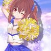 Cheerleader Anime Girl Paint By Number