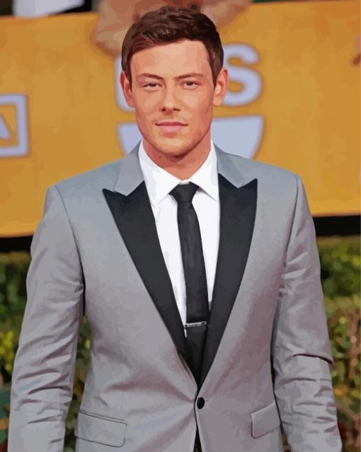 Classy Cory Monteith Paint By Number