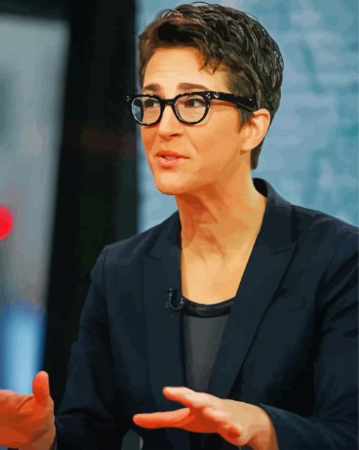 Classy Rachel Maddow Paint By Number