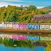 Colorful Buildings Portree Skye Paint By Numbers