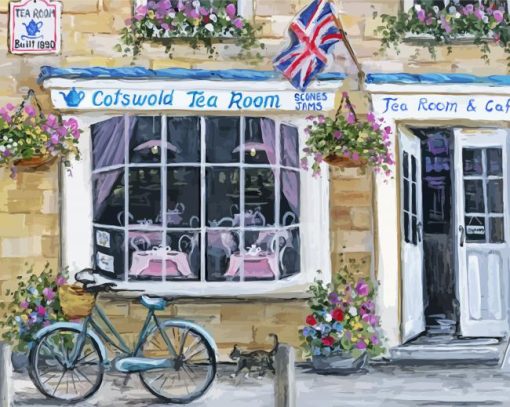 Cotswold Tea Room Paint By Numbers