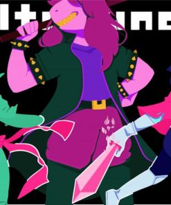 Deltarune Game Poster Paint By Numbers