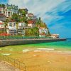 Donostia San Sebastian Buildings By The Beach Paint By Numbers