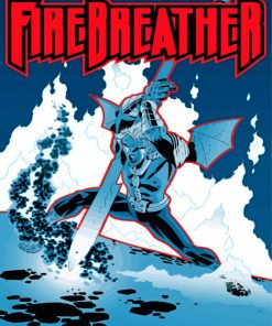 Firebreather Comic Poster Art Paint By Numbers