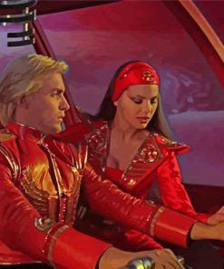 Flash Gordon Characters Paint By Numbers