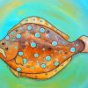 Flounder Art Paint By Numbers