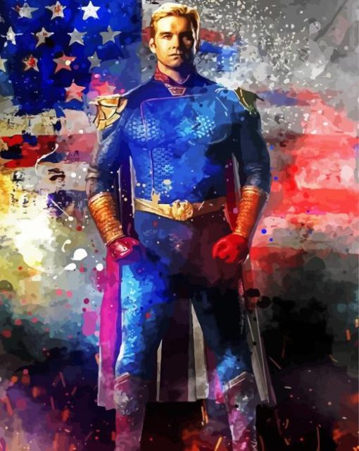 Homelander Art Paint By Numbers