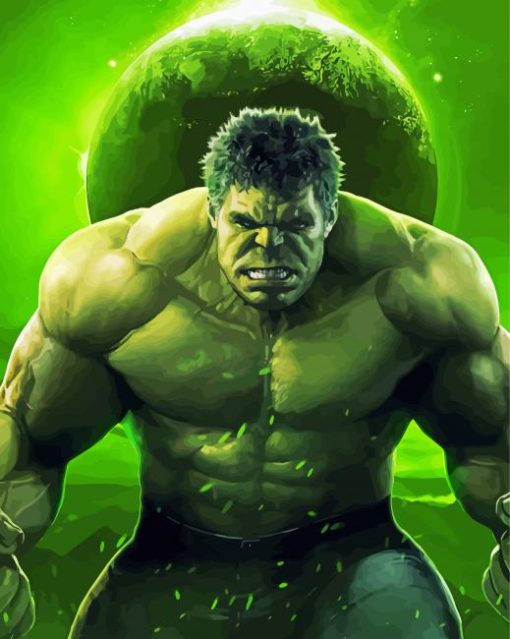 Hulk Smash Marvel Paint By Number