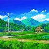 Japanese Countryside Anime Paint By Numbers