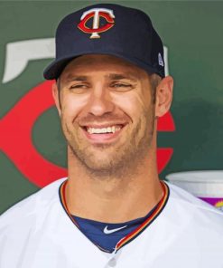 Joel Mauer Baseballer Paint By Numbers