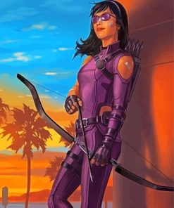 Kate Bishop Marvel Superhero Paint By Numbers