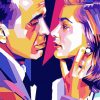 Lauren Bacall And Humphrey Bogart Pop Art Paint By Number