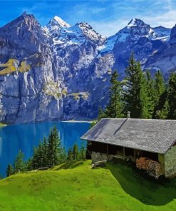 Nature Swiss Landscape Paint By Numbers