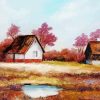 Old Farm House Art Paint By Number