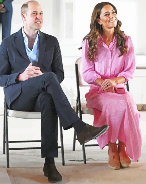 Prince William And Kate Paint By Number