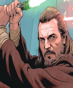 Qui Gon Jinn Art Paint By Number