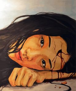 Sad Broken Girl Paint By Numbers