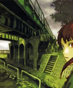 Serial Experiment Lain Anime Paint By Numbers