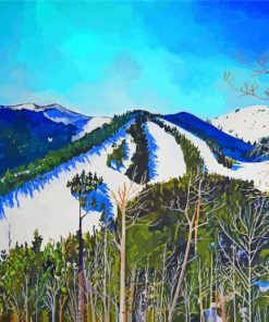 Ski Apache Ruidoso Art Paint By Number