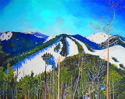 Ski Apache Ruidoso Art Paint By Number