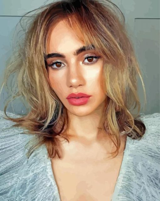 Suki Waterhouse Paint By Number