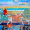 Summer Deck Chairs Art Paint By Numbers