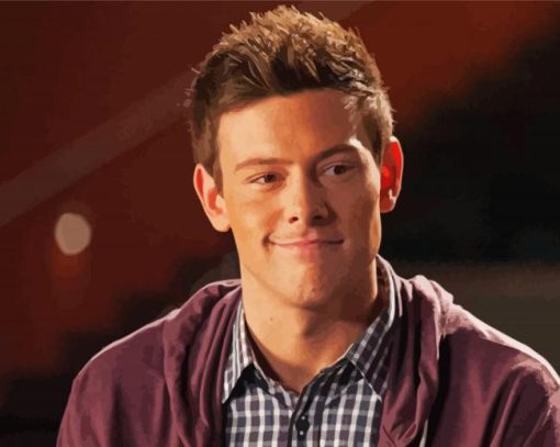 The Handsome Cory Monteith Paint By Number