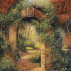 Vintage Garden Arch Paint By Numbers