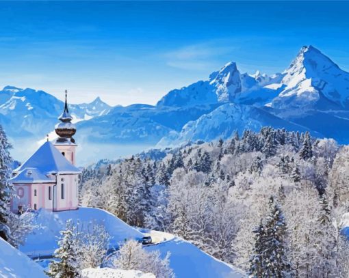 Winter Bavaria Paint By Numbers