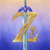 Zelda Master Sword Paint By Numbers