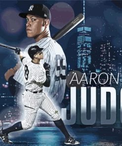 Aaron Judge Poster Paint By Numbers