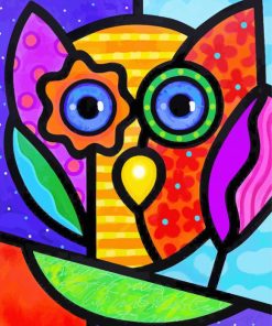 Abstract Owl Paint By Numbers