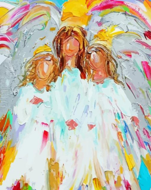 Abstract Angels Paint By Numbers