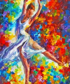 Abstract Woman Dancing Paint By Number