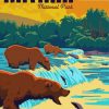 Alaska National Park Illustration Paint By Numbers