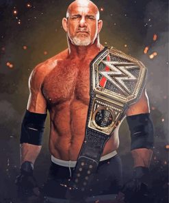 American Professional Wrestler Bill Goldberg Paint By Numbers