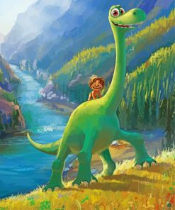 Arlo And Spot The Good Dinosaur Paint By Number