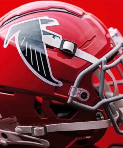 Atlanta Falcons Helmet Paint By Numbers