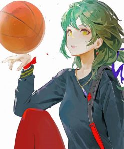 Basketball Anime Girl Paint By Numbers