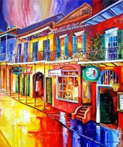 Bourbon Street Art Paint By Number