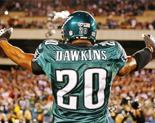 Brian Dawkins Paint By Number