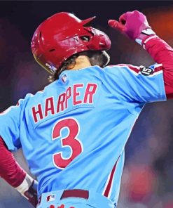 Bryce Harper Paint By Numbers