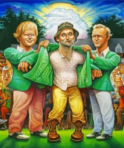 Caddyshack Characters Art Paint By Numbers