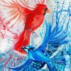 Cardinal And Blue Jay Birds Paint By Number