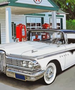 Edsel Ford Car Art Paint By Numbers