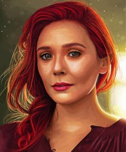 Elizabeth Olsen Art Paint By Numbers