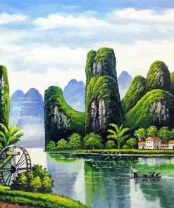 Guilin Landscape Art Paint By Numbers